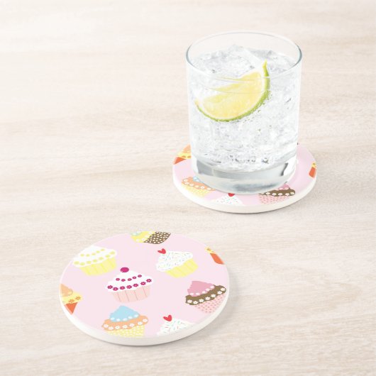 Dessous De Verre En Grès Cupcakes (Côté)