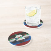 Dessous De Verre En Grès Cupcakes Noël (Côté)