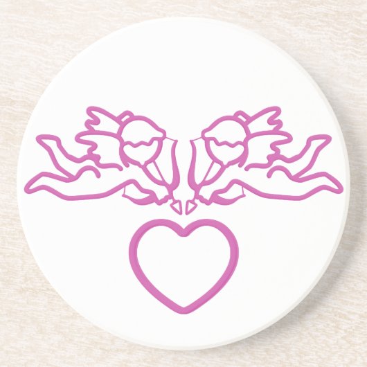 Dessous De Verre En Grès Cupid Strikes custom coaster (Devant)