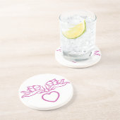 Dessous De Verre En Grès Cupid Strikes custom coaster (Côté)