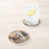 Dessous De Verre En Grès Curiosité équine 3 (Côté)