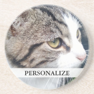 Dessous De Verre En Grès Custom photo coasters   Add your own image here