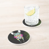 DESSOUS DE VERRE EN GRÈS CUT FUNKY ZEBRA (Côté)