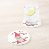 Dessous De Verre En Grès Cute Cartoon Mouse Collection Père Noël. (Côté)