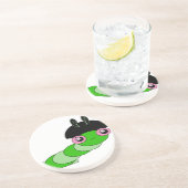 Dessous De Verre En Grès Cute Caterpillar (Côté)