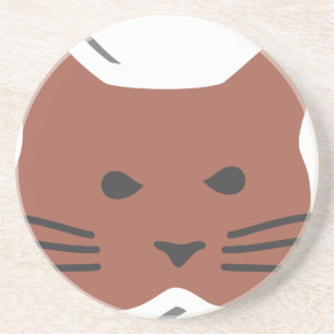 Dessous De Verre En Grès Cute Chat 2