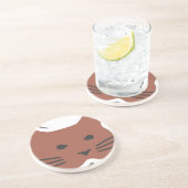 Dessous De Verre En Grès Cute Chat 2 (Côté)