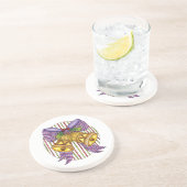 Dessous De Verre En Grès Cute Christmas Jingle Bells with Ribbon and Bow (Côté)