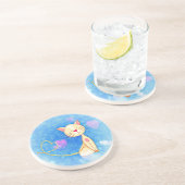Dessous De Verre En Grès Cute Love Chat (Côté)