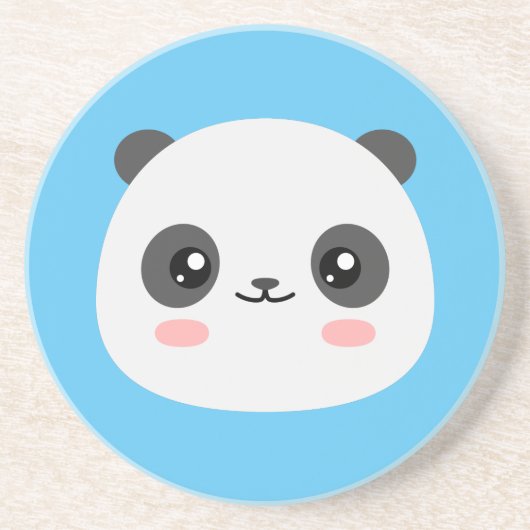 Dessous De Verre En Grès Cute Panda (Devant)