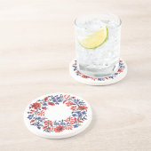 Dessous De Verre En Grès Cycle des fleurs (Côté)