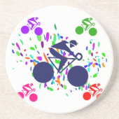 DESSOUS DE VERRE EN GRÈS CYCLISME (Devant)