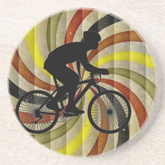 Dessous De Verre En Grès Cycliste (Devant)
