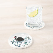 Dessous De Verre En Grès Cygne noir (Côté)