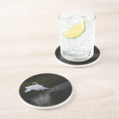 Dessous De Verre En Grès Cygne trompette (Côté)