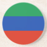 Dessous De Verre En Grès Daguestan<br><div class="desc">Drapeau patriotique du Daghestan.</div>