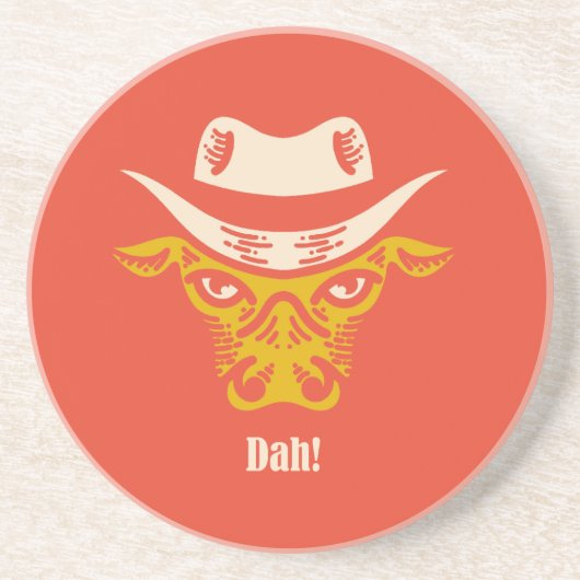 Dessous De Verre En Grès Dah ! (Devant)