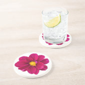 Dessous De Verre En Grès Dahlia (Côté)
