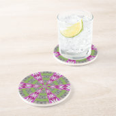 Dessous De Verre En Grès Dahlia Kaliediscope (Côté)