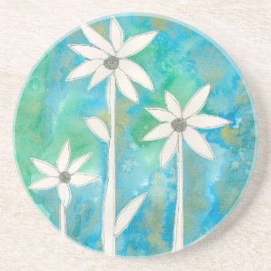 Dessous De Verre En Grès Dainty Daisies I
