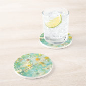 Dessous De Verre En Grès Daisies Grunge (Côté)