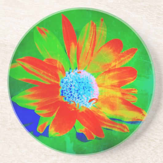 Dessous De Verre En Grès Daisy en Infrarouge (Devant)