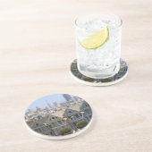 Dessous De Verre En Grès Dames peintes (Côté)