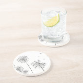 Dessous De Verre En Grès Dandelion (Côté)