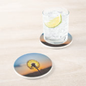 Dessous De Verre En Grès Dandelion au lever du soleil (Côté)