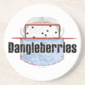Dessous De Verre En Grès Dangleberries de hockey (Devant)