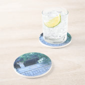 Dessous De Verre En Grès Dans la jungle (Côté)