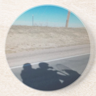 Dessous De Verre En Grès Dans le bleu sauvage