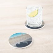 Dessous De Verre En Grès Dans le bleu sauvage (Côté)