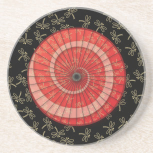 Dessous De Verre En Grès danse de libellule