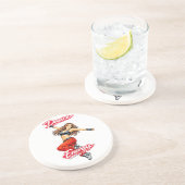 Dessous De Verre En Grès Danse d'énergie et de liberté (Côté)