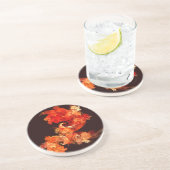 Dessous De Verre En Grès Danse Feux d'artifice Art Abstrait Dessous de verr (Côté)