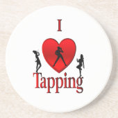 Dessous De Verre En Grès Danse I Heart Tap (Devant)