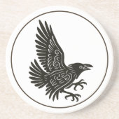 Dessous De Verre En Grès Danse Norse Raven (Devant)