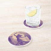 Dessous De Verre En Grès Danseur du ventre Pleine lune (Côté)