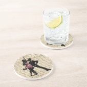 Dessous De Verre En Grès Danseurs (Côté)