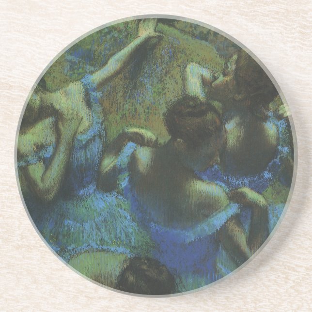 Dessous De Verre En Grès Danseurs bleus par Edgar Degas, Impressionnisme Vi (Devant)