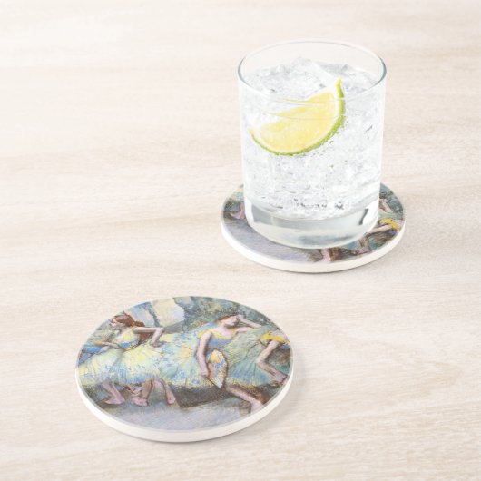 Dessous De Verre En Grès Danseuse de ballet Degas Dansers d'art Peinture (Côté)