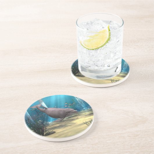 Dessous De Verre En Grès Dauphin (Côté)