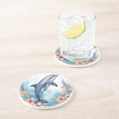 Dessous De Verre En Grès Dauphin de mer (Côté)