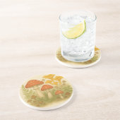 Dessous de verre en grès de champignons de Whimsst (Côté)