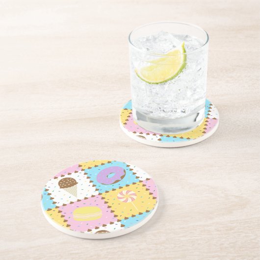 Dessous de verre en grès de Cravings doux (Côté)