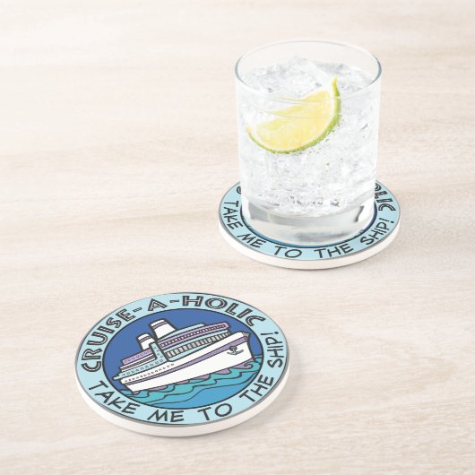 Dessous de verre en grès de Cruise-A-Holic (Côté)