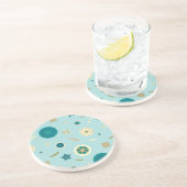 Dessous de verre en grès de Diatomées (Côté)