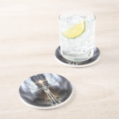 Dessous de verre en grès de la Croix de l'aile par (Côté)