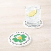 Dessous de verre en grès de la Saint-Patrick (Côté)